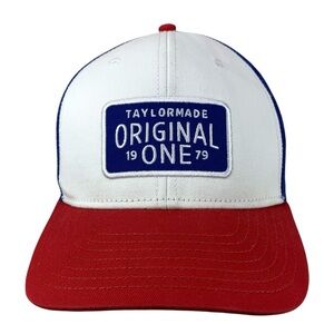TaylorMade Original One 1979 Trucker Hat Red White Blue Snapback Golf Cap